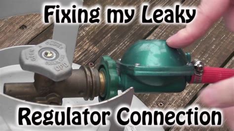 why is my propane regulator leaking from vent|Dont Let It Drip: Fixing a Leaking Propane Regulator